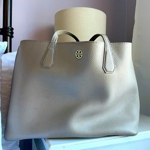 Tory Burch Pebbled Leather Tote
